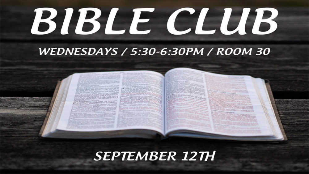 Bible Club: Reliability and Authority