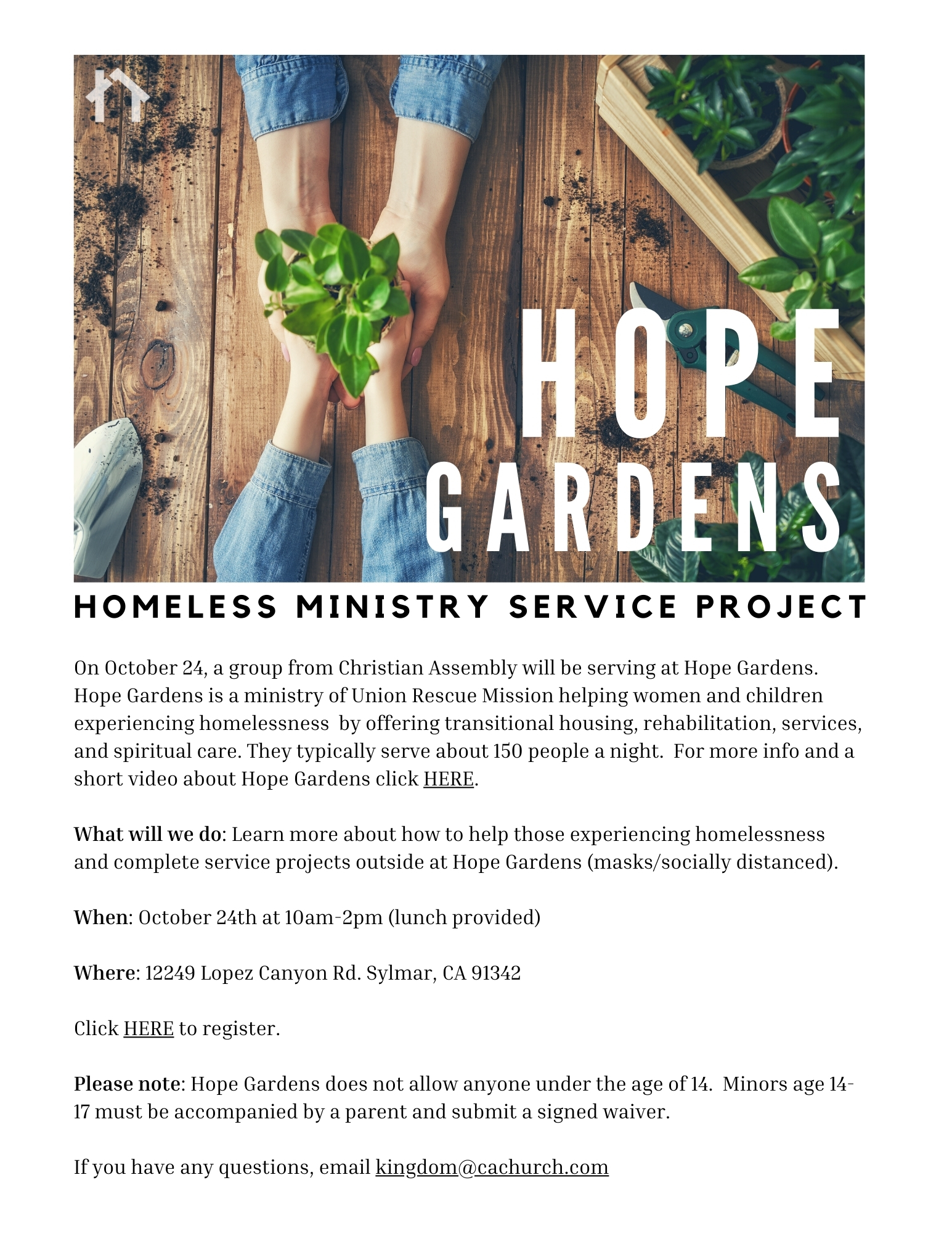 hope gardens essay competition